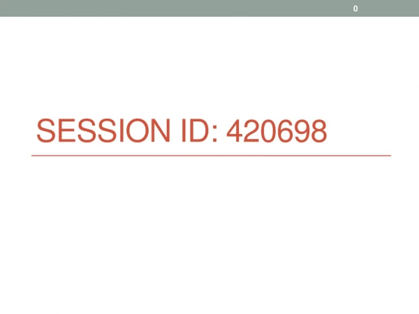 Session ID: 420698