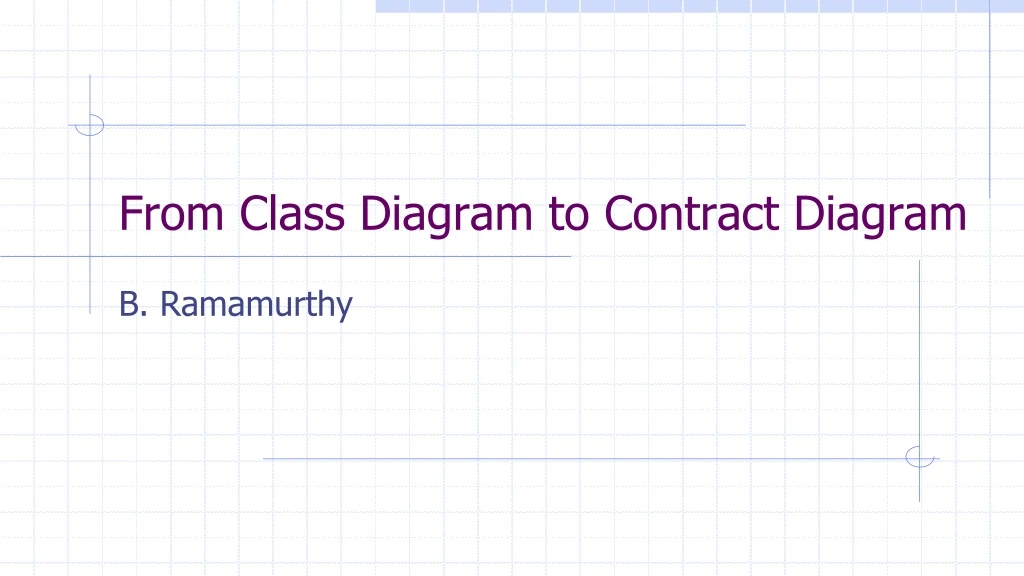 from class diagram to contract diagram