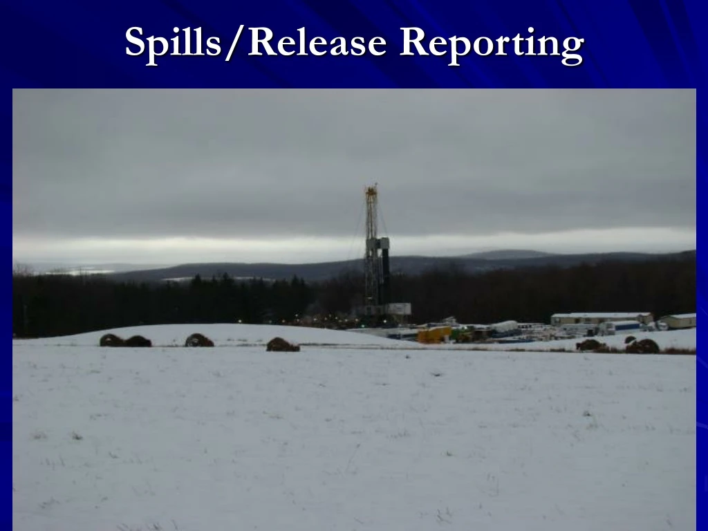 spills release reporting