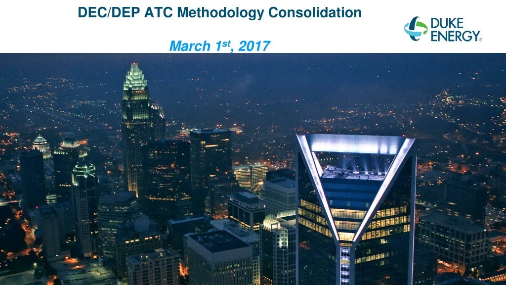 dec dep atc methodology consolidation