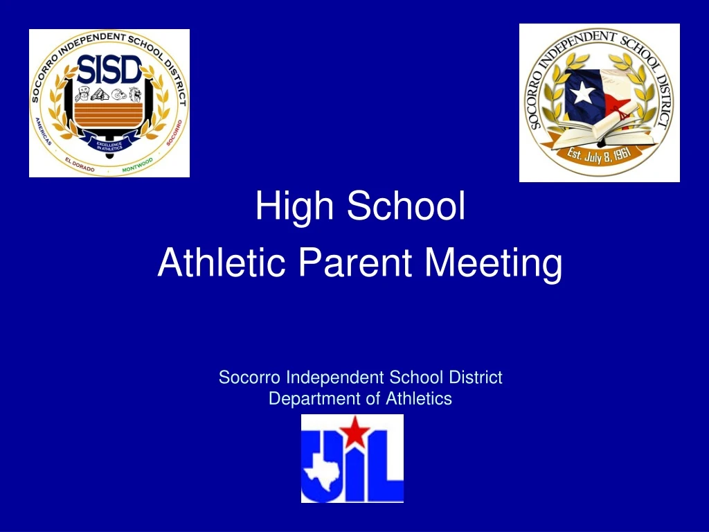 socorro independent school district department of athletics