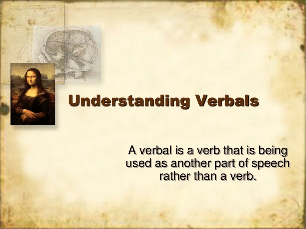 understanding verbals