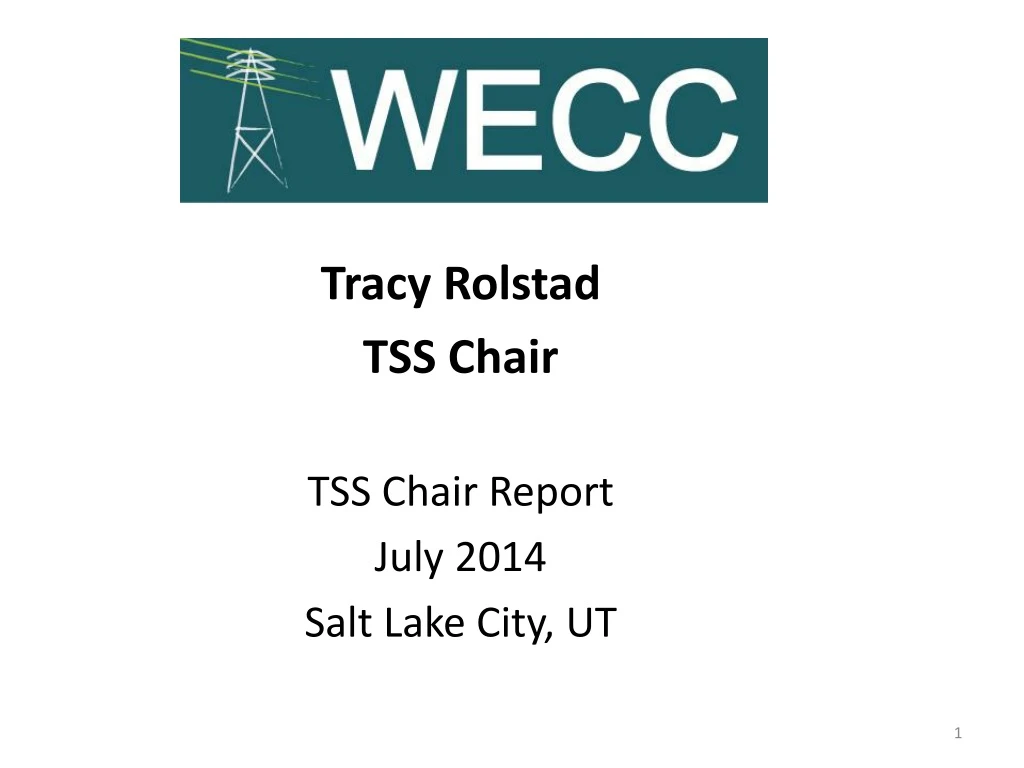 tracy rolstad tss chair tss chair report july