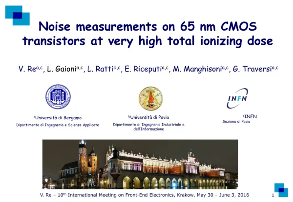 Noise measurements on 65 nm CMOS transistors at very high total ionizing dose