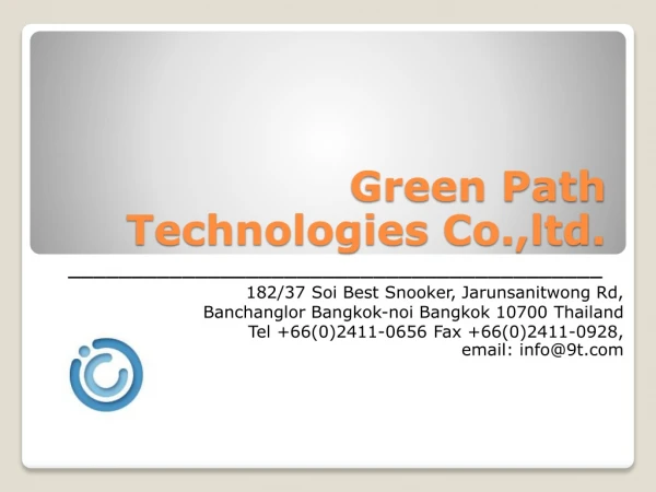Green Path Technologies Co.,ltd .