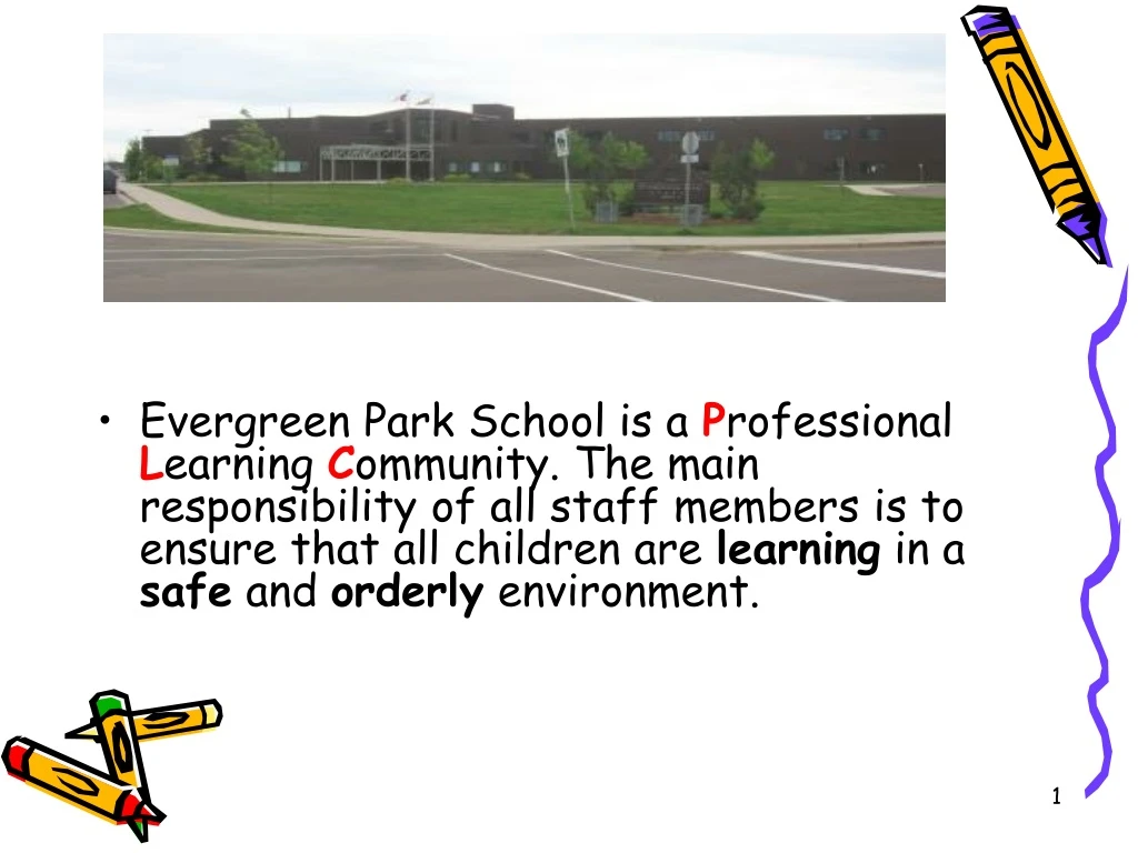 evergreen park school is a p rofessional