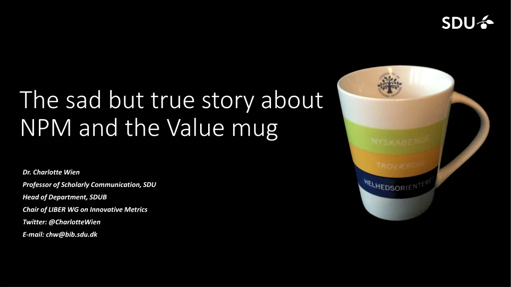 the sad but true story about npm and the value mug