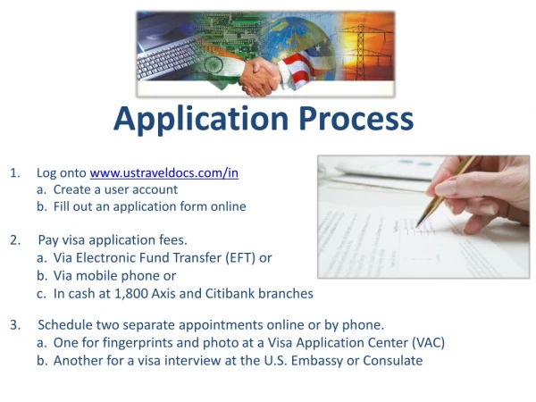 2. Pay visa application fees . Via Electronic Fund Transfer (EFT) or Via mobile phone or