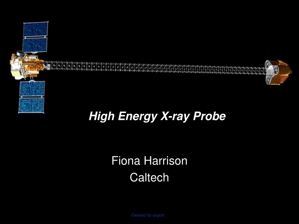 high energy x ray probe