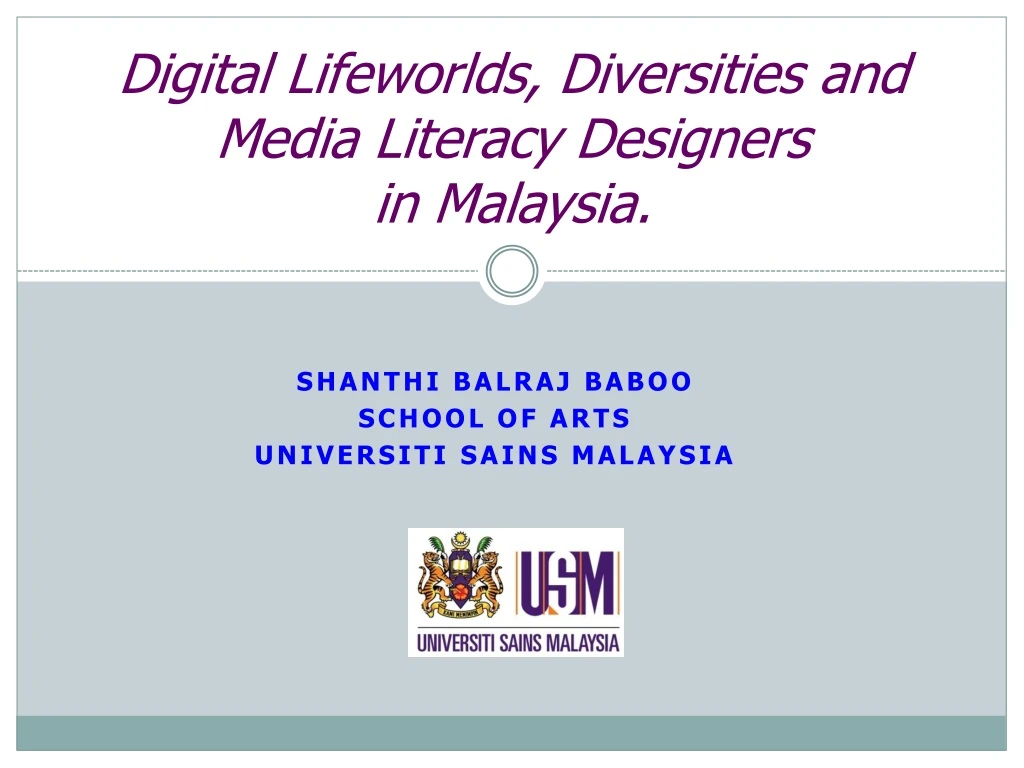 digital lifeworlds diversities and media literacy designers in malaysia