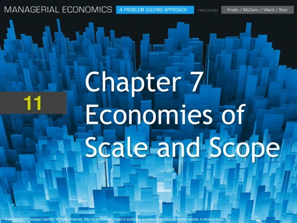 Chapter 7 Economies of Scale and Scope