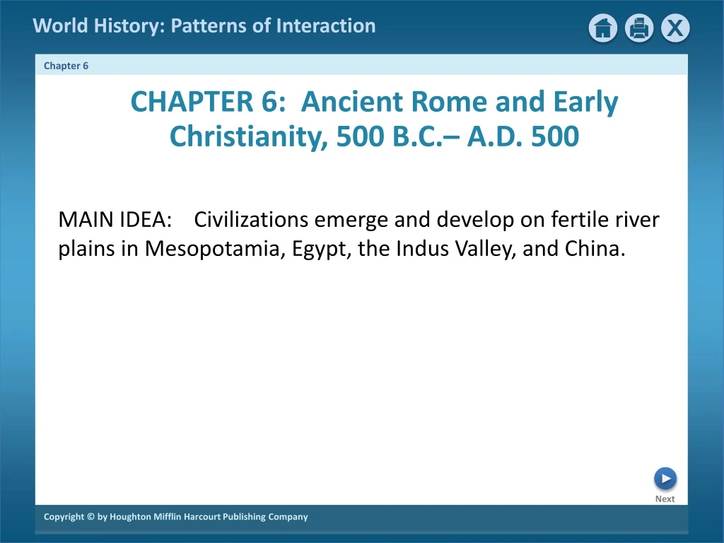 chapter 6 ancient rome and early christianity