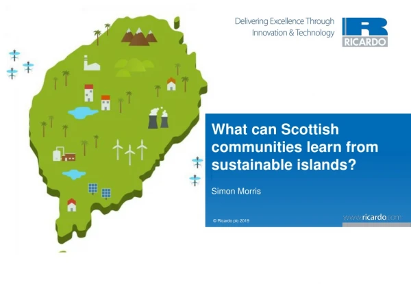 What can Scottish communities learn from sustainable islands?