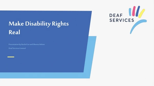 Make Disability Rights Real