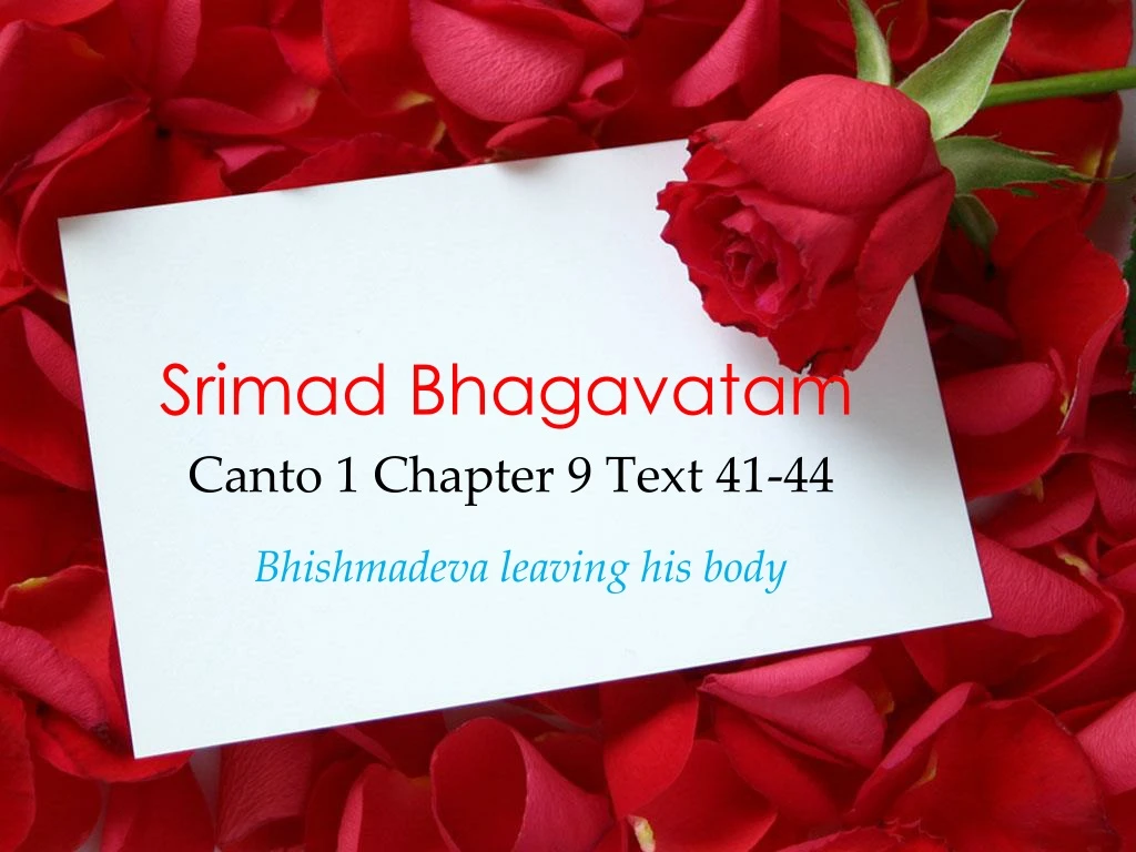 srimad bhagavatam