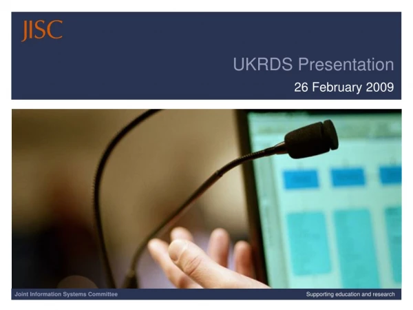 UKRDS Presentation