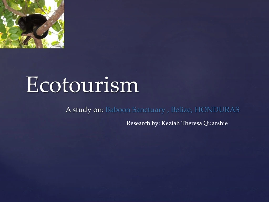 ecotourism