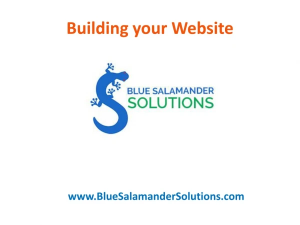 Building your Website
