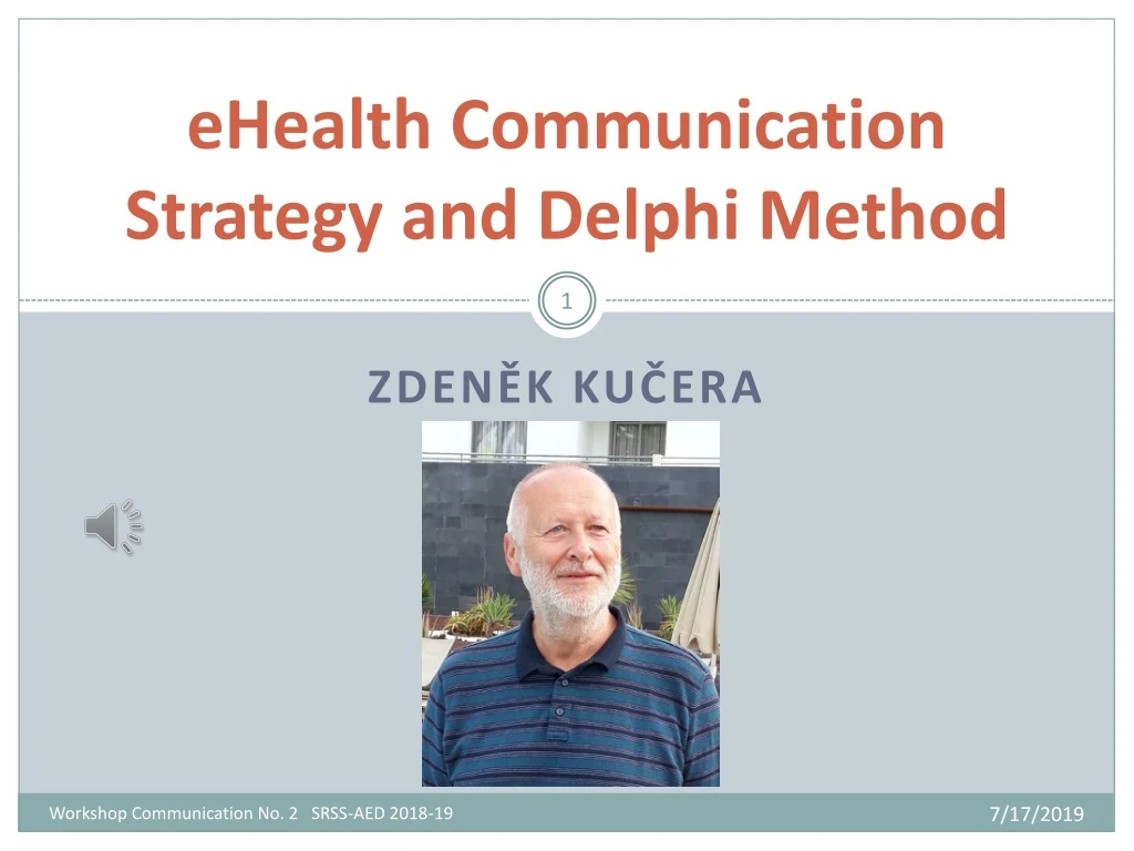 ehealth communication strategy and delphi method