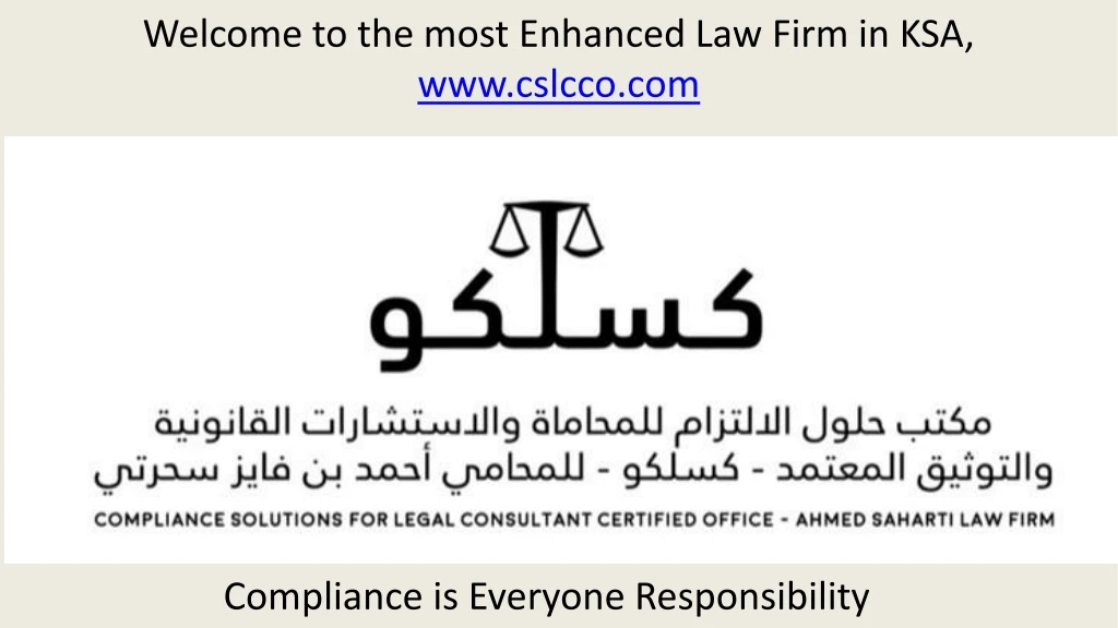 welcome to the most enhanced law firm in ksa www cslcco com