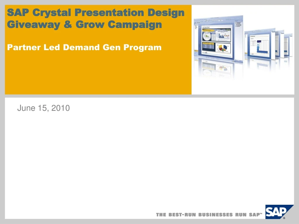 sap crystal presentation design giveaway grow