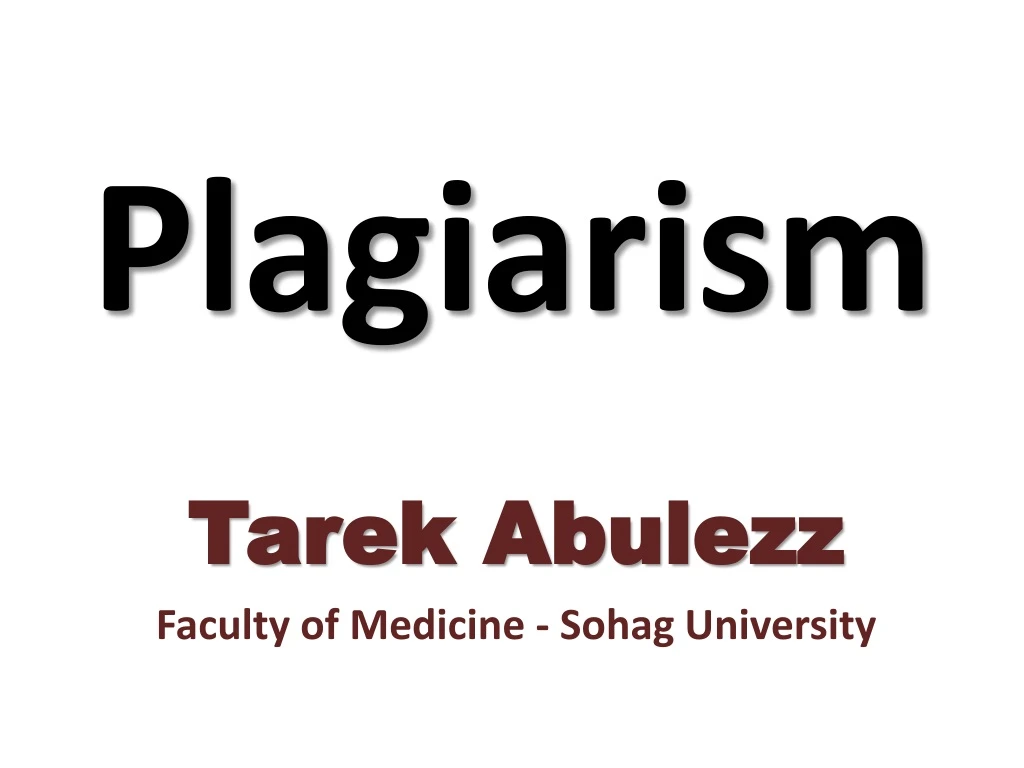 plagiarism