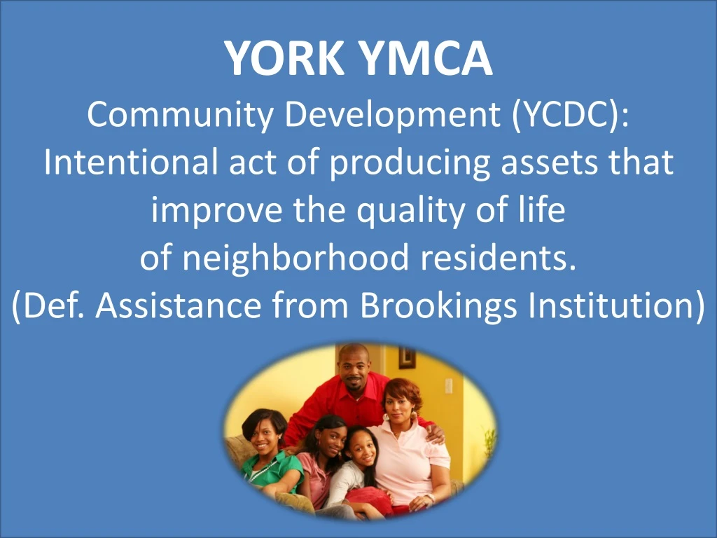 york ymca community development ycdc intentional