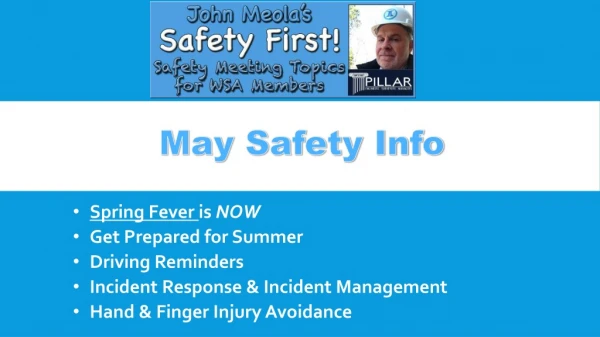 Spring Fever is NOW Get Prepared for Summer Driving Reminders