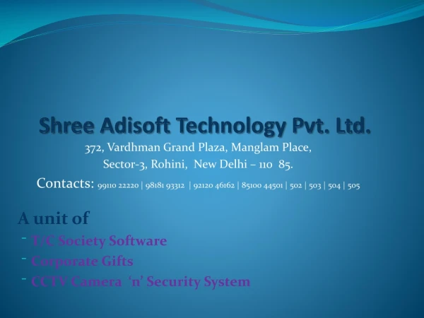 Shree Adisoft Technology Pvt. Ltd.