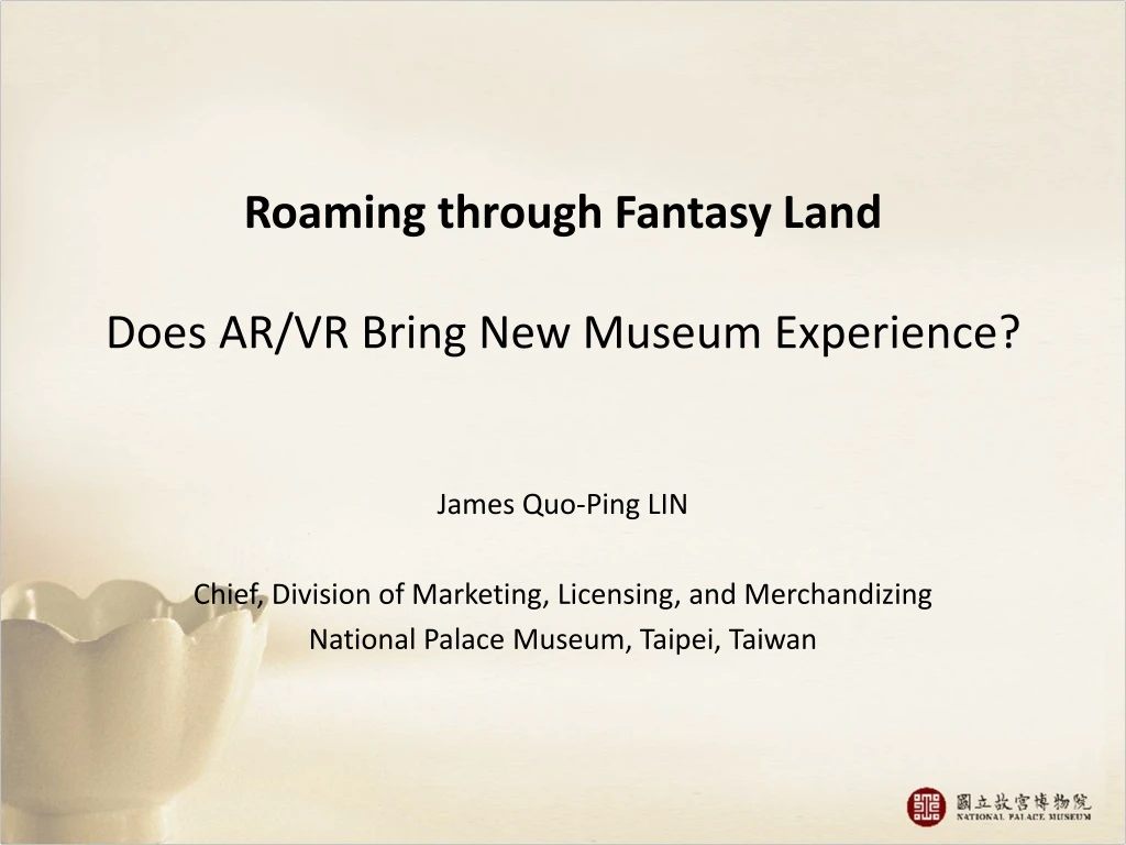 roaming through fantasy land does ar vr bring new museum experience