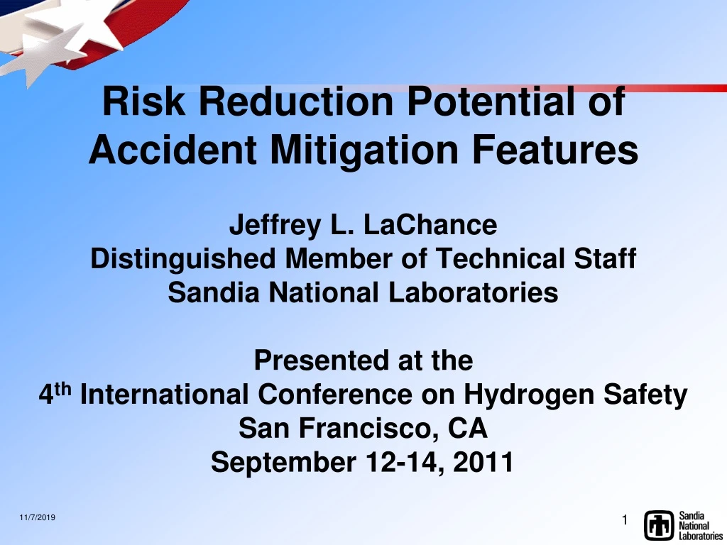 risk reduction potential of accident mitigation