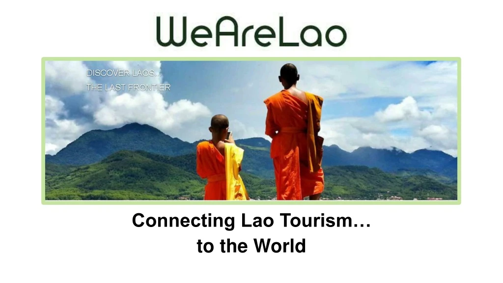 connecting lao tourism to the world