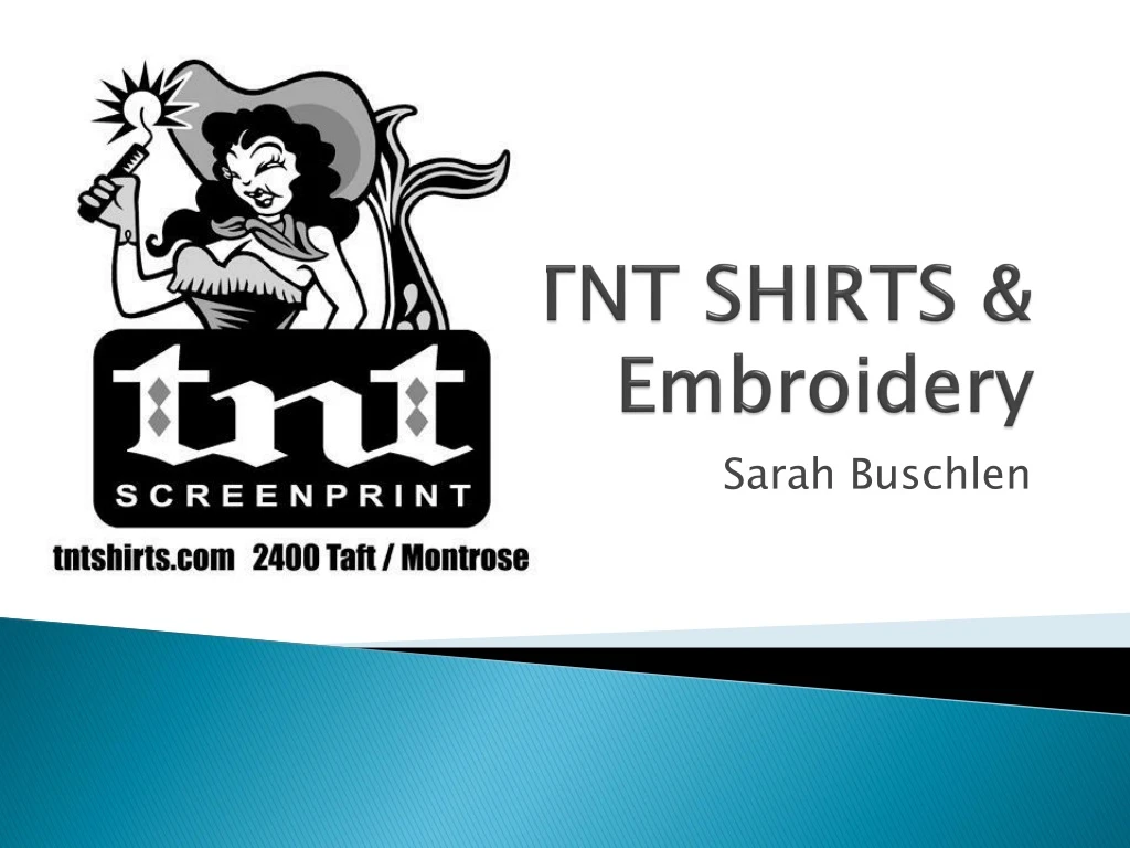 tnt shirts embroidery