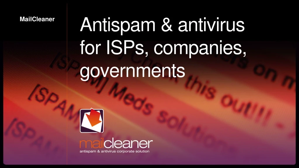 antispam antivirus for isps companies governments