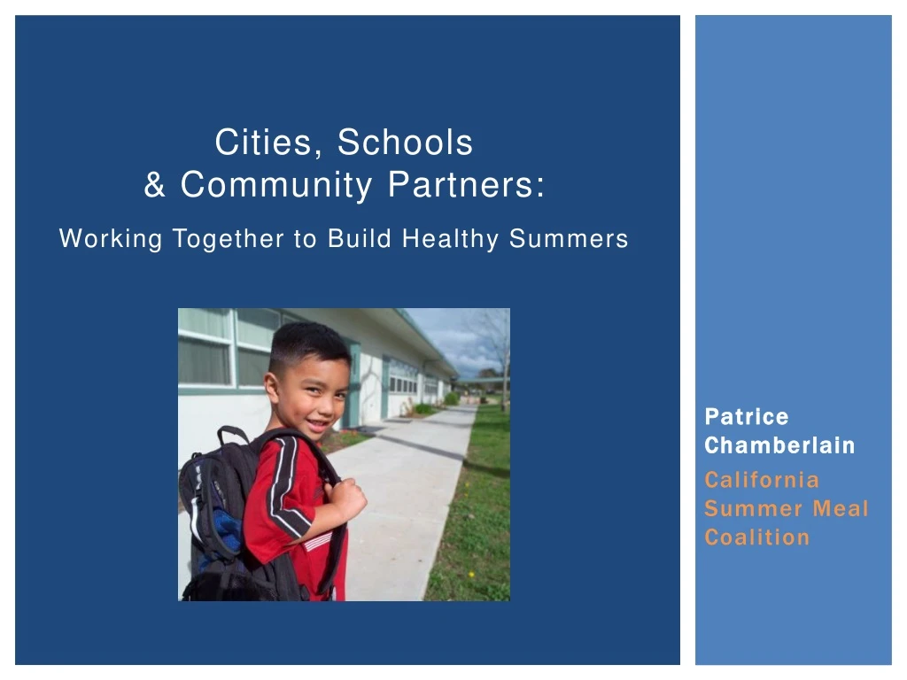 cities schools community partners working together to build healthy summers