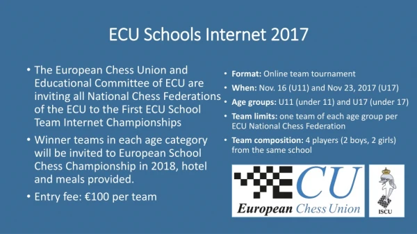 ECU Schools Internet 2017