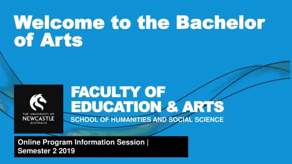 Welcome to the Bachelor of Arts