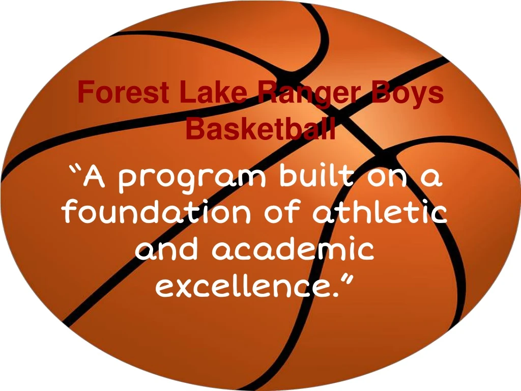 forest lake ranger boys basketball