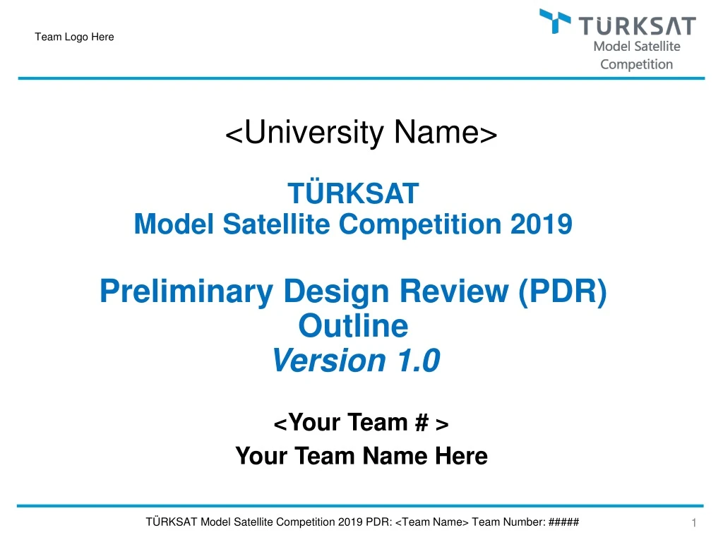 t rksat model satellite competition 201 9 p reliminary design review pdr outline version 1 0