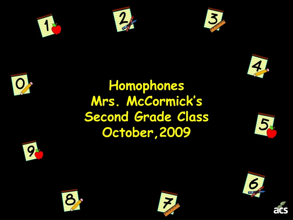 homophones mrs mccormick s second grade class october 2009