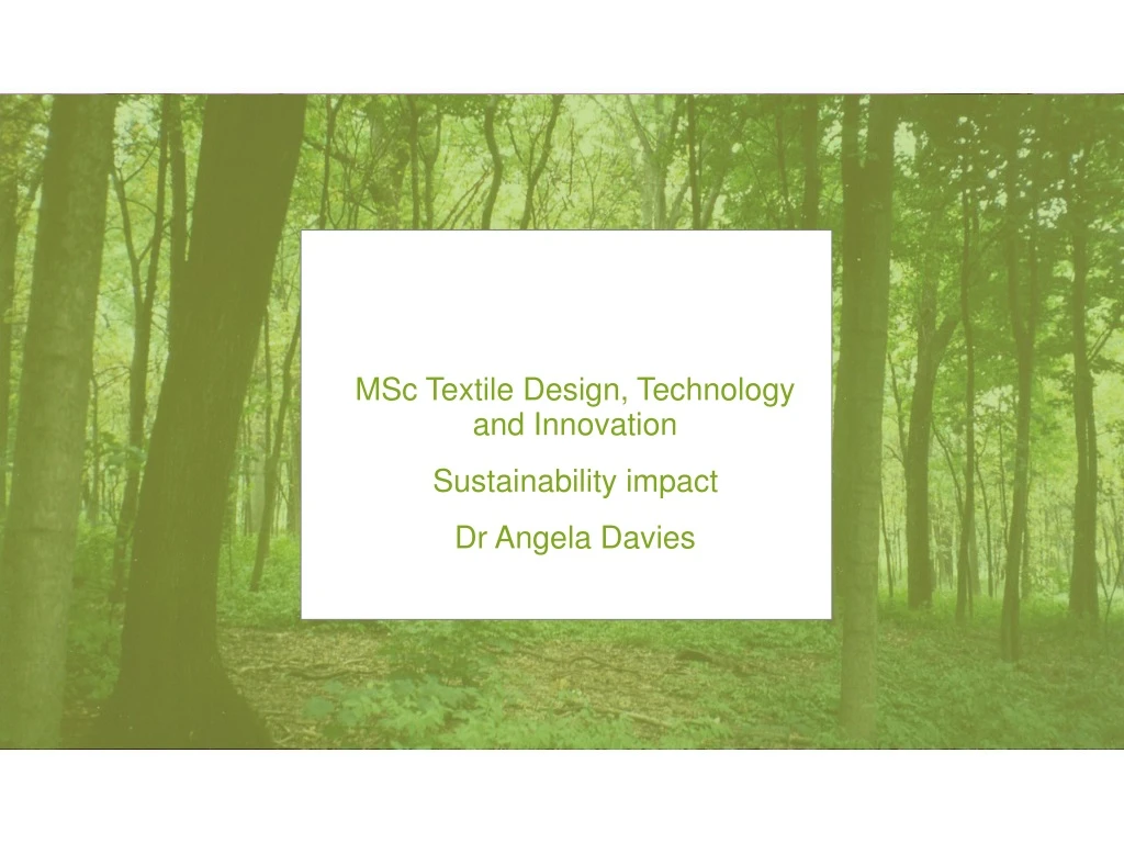 msc textile design technology and innovation
