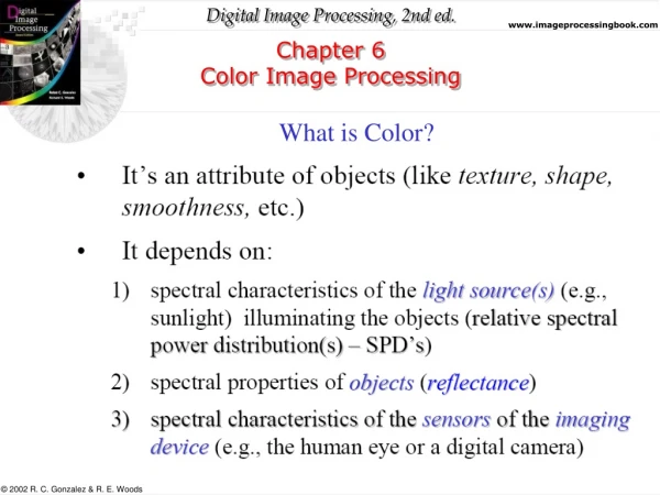 Chapter 6 Color Image Processing