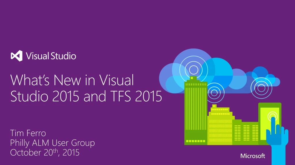 what s new in visual studio 2015 and tfs 2015