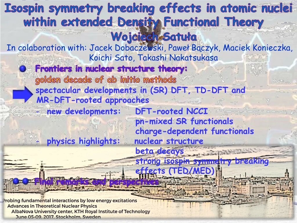 isospin symmetry breaking effects in atomic