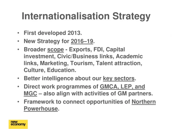 Internationalisation Strategy