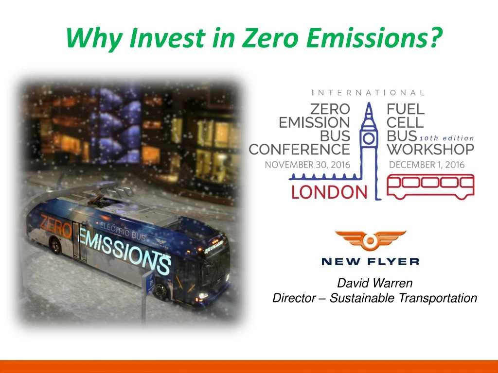 why invest in zero emissions