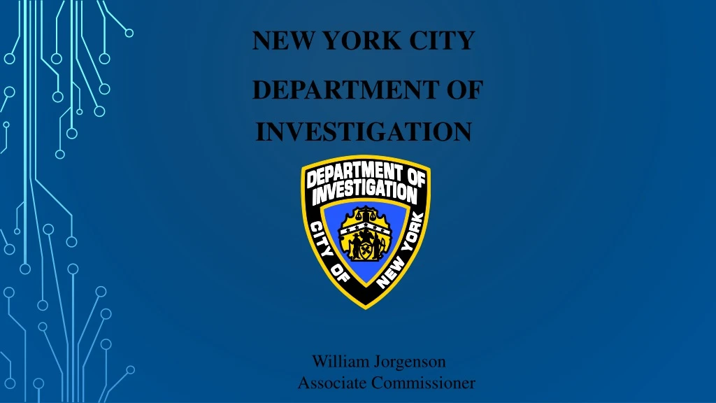 new york city department of investigation