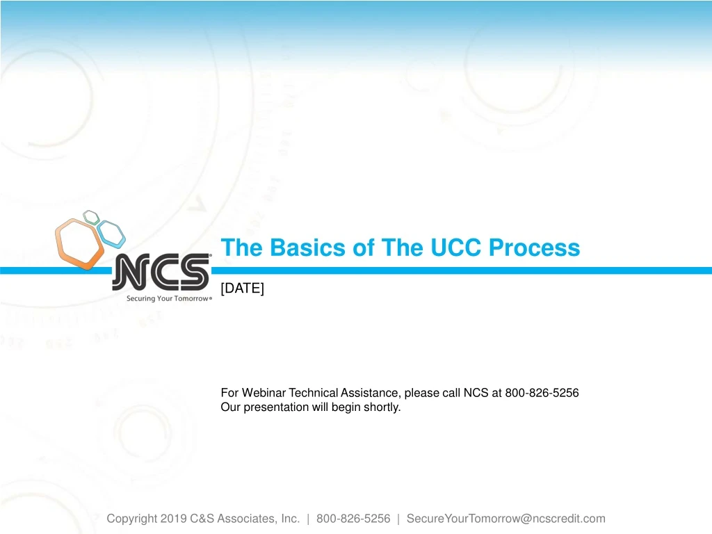 the basics of the ucc process