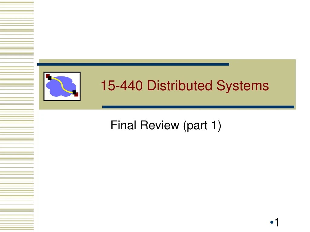 15 440 distributed systems