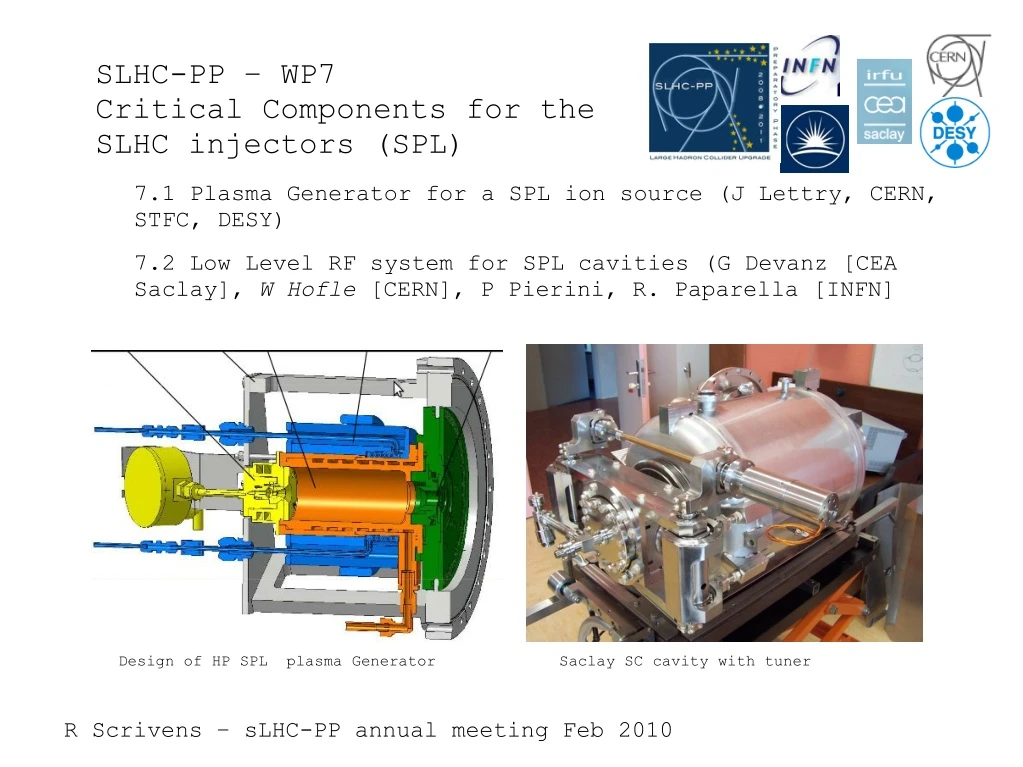 slhc pp wp7 critical components for the slhc